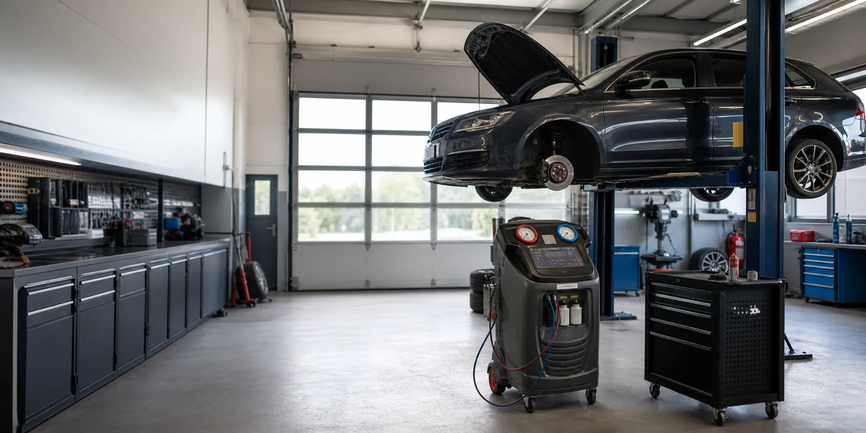 Werkplaats van BT Services voor auto airco en autoservice